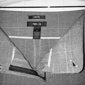 Style & Co Plaid Slacks 16